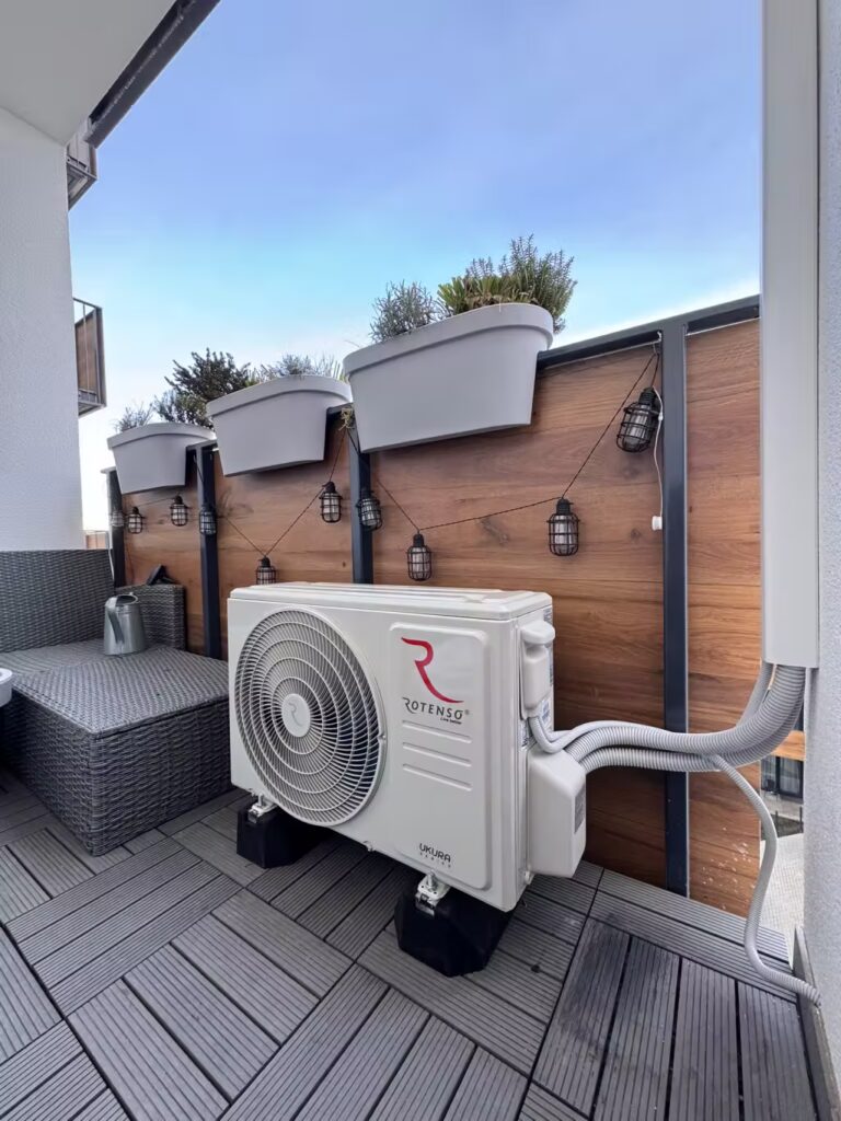 Agregat na balkonie do Ukury 3,5kW